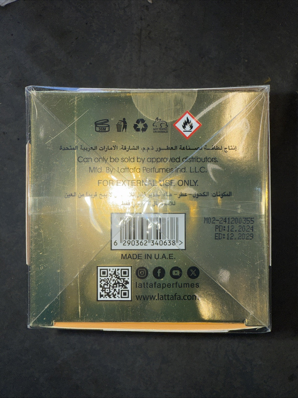 Eclaire by Lattafa 3.4oz Eau de Parfum for Everyone NEW SEALED Box Authentic